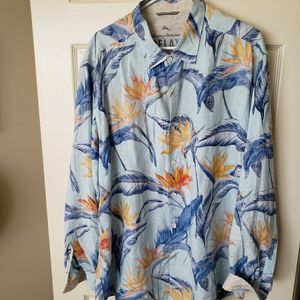 Tommy Bahama XL long sleeve linen shirt.
